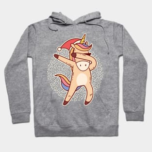 Unicorn Christmas Dab Hoodie